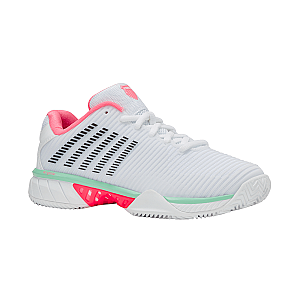 96614-178-M | HYPERCOURT EXPRESS 2 CLAY | WHITE/NEON PASTEL PINK/BLACK