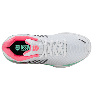 96614-178-M | HYPERCOURT EXPRESS 2 CLAY | WHITE/NEON PASTEL PINK/BLACK