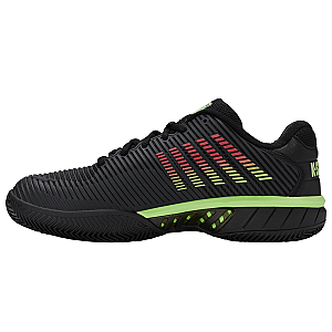 06614-034-M | HYPERCOURT EXPRESS 2 CLAY | BLACK/SOFT NEON GREEN/NEON LAVA