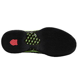 06614-034-M | HYPERCOURT EXPRESS 2 CLAY | BLACK/SOFT NEON GREEN/NEON LAVA