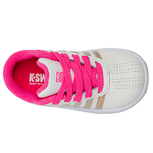 25612-174-M | CLASSIC PRO | SNOW WHITE/HOT PINK/IRIDESCENT