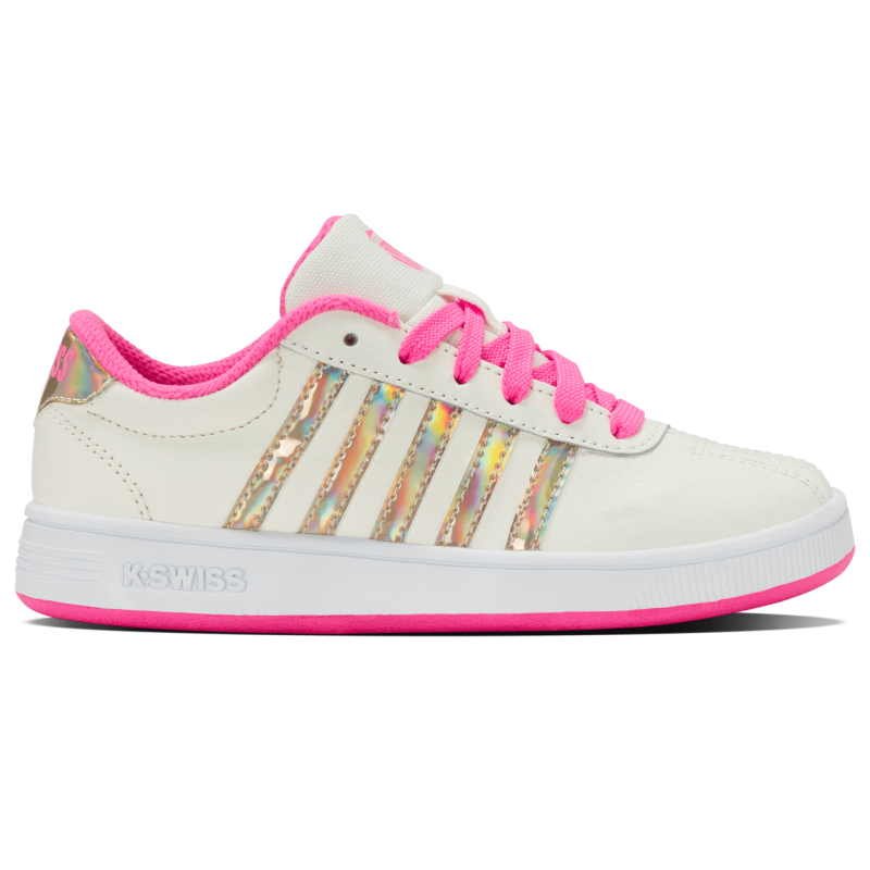 55612-174-M | CLASSIC PRO | SNOW WHITE/HOT PINK/IRIDESCENT