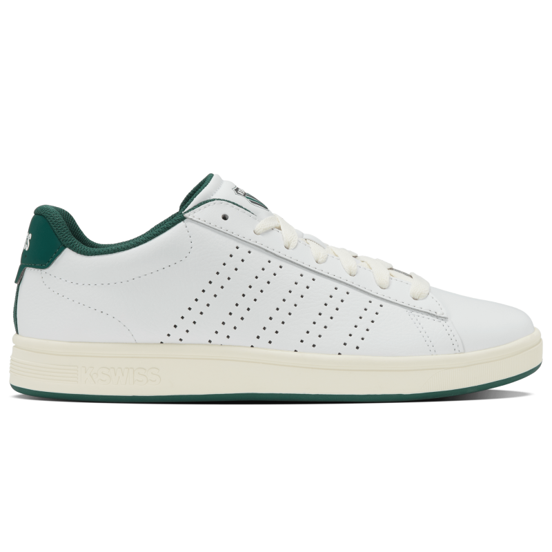 04411-108-M | COURT BASE II | WHITE/POSY GREEN