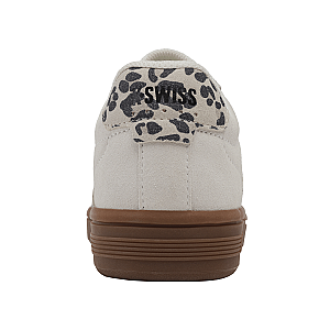99492-148-M | COURT TIEBREAK II SDE | SNOW WHITE/LIGHT GRAY/LEOPARD/GUM