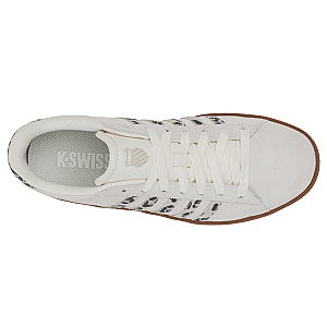 99492-148-M | COURT TIEBREAK II SDE | SNOW WHITE/LIGHT GRAY/LEOPARD/GUM