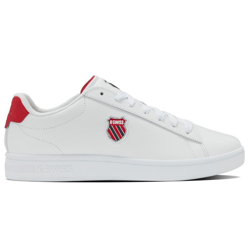 04412-128-M | COURT SHIELD II | WHITE/PEACOAT/MARS RED
