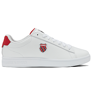 04412-128-M | COURT SHIELD II | WHITE/PEACOAT/MARS RED