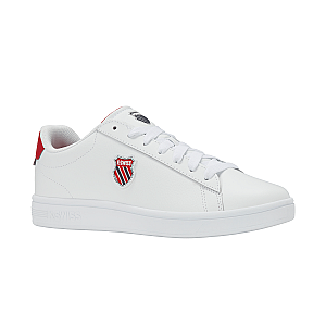 04412-128-M | COURT SHIELD II | WHITE/PEACOAT/MARS RED