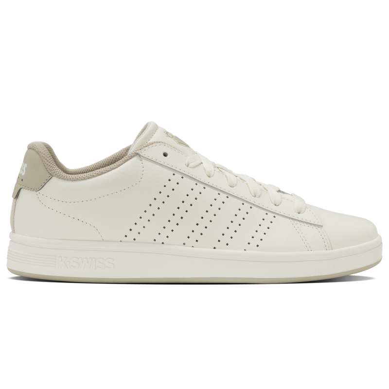04411-127-M | COURT BASE II | SNOW WHITE/LIGHT GRAY/PEYOTE