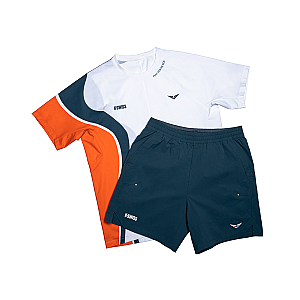 1011682-101 | RBLV MI M.F.P. SHIRT | WHITE/STARGAZER/ORANGE