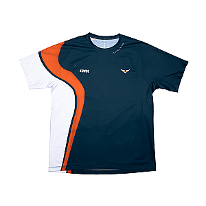 1011682-407 | RBLV MI M.F.P. SHIRT | STARGAZER/ORANGE/WHITE