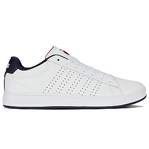 04411-130-M | COURT BASE II | WHITE/NAVY/RED