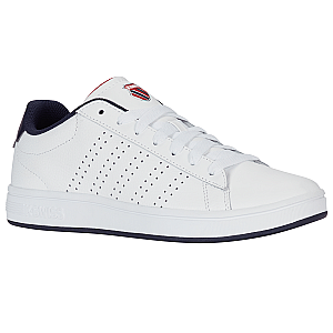 04411-130-M | COURT BASE II | WHITE/NAVY/RED