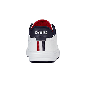 04411-130-M | COURT BASE II | WHITE/NAVY/RED