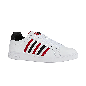 07011-146-M | COURT TIEBREAK | WHITE/JESTER RED/BLACK
