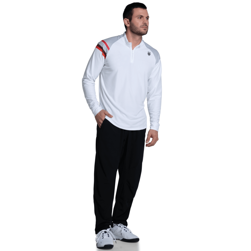 1010651-100 | SIDELINE 1/4 ZIP L/S | WHITE
