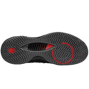 09071-038-M | HYPERCOURT SUPREME 2 | BLACK/STEEL GRAY/FIREY RED