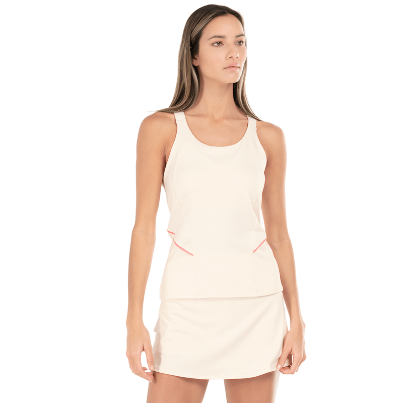 199095-180 | CROSS COURT TANK | CREAM