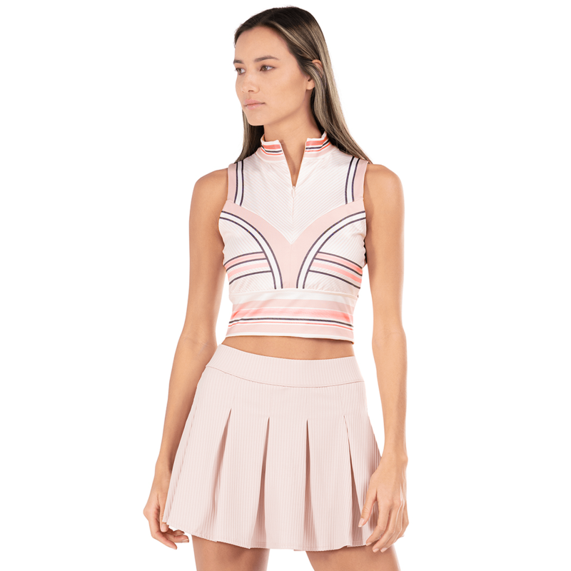 199087-686 | ACCELERATE CROP TANK | FLAMINGO
