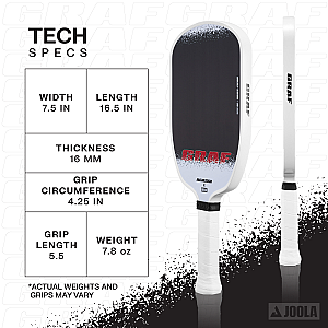 JOOLA Graf Edge 16mm "Blemished" Pickleball Paddle