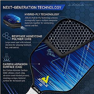 JOOLA Hyperion CAS 16mm Pickleball Paddle