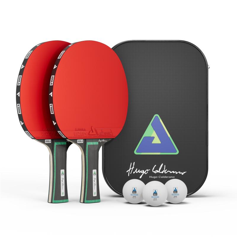 JOOLA Hugo Calderano Duo Pro Table Tennis Racket Set