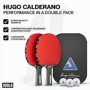JOOLA Hugo Calderano Duo Pro Table Tennis Racket Set