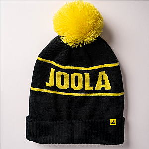 JOOLA Striped Pom Pom Beanie