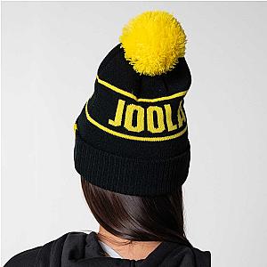 JOOLA Striped Pom Pom Beanie