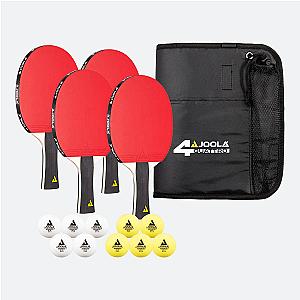 JOOLA Quattro Ping Pong 4 Paddle Set