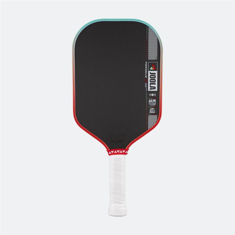 JOOLA Perseus Pro IV 14mm Pickleball Paddle - Tropical Red/Green