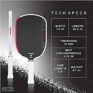 JOOLA Graf Pro 16mm Pickleball Paddle