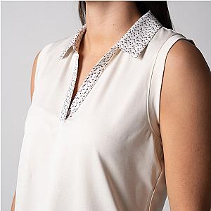 Women's Club Sleeveless Polo