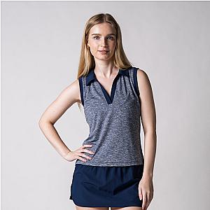 Women's Club Sleeveless Polo