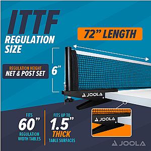 JOOLA Replacement Net for Quattro, Inside, Tour, Triumph and Conversion Top Net and Post Sets