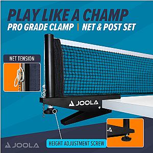JOOLA Replacement Net for Quattro, Inside, Tour, Triumph and Conversion Top Net and Post Sets