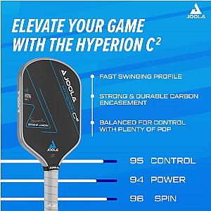 JOOLA Simone Jardim Hyperion C2 CFS 14 Pickleball Paddle