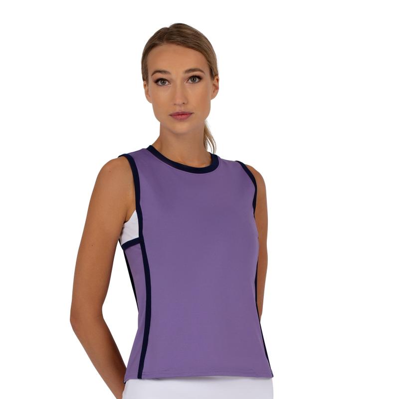 Hazel Tank - Lavender/Ink
