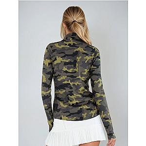 Performance Half Zip High Collar Long Sleeve