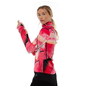 Performance Half Zip High Collar Long Sleeve