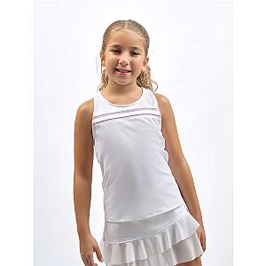Girl's Ella Classic Tennis Tank - Two Stripe Design | inPhorm