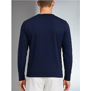 Performance Long Sleeve Crew Neck - Midnight/White