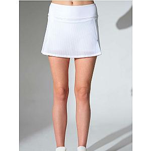 Anna Mesh Pleated Tennis Skirt | Women's Performance Skort with Pockets