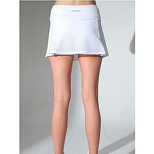 Anna Mesh Pleated Tennis Skirt | Women's Performance Skort with Pockets