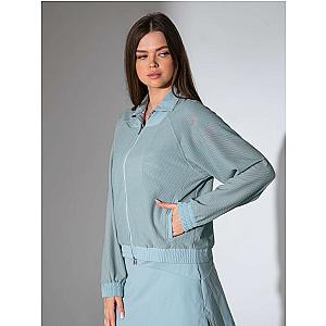 BAILA Mesh Athletic Jacket | Two-Way Zip Performance Bomber
