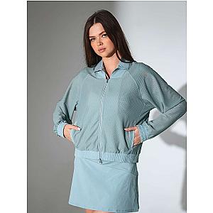 BAILA Mesh Athletic Jacket | Two-Way Zip Performance Bomber