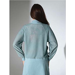 BAILA Mesh Athletic Jacket | Two-Way Zip Performance Bomber