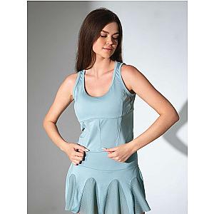 MAI TANK | Recycled Performance Crop Top with Mesh Back