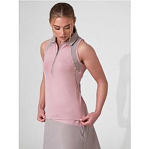 MAI Sleeveless Polo | Fitted Athletic Tank with Racer Back | First Position Collection