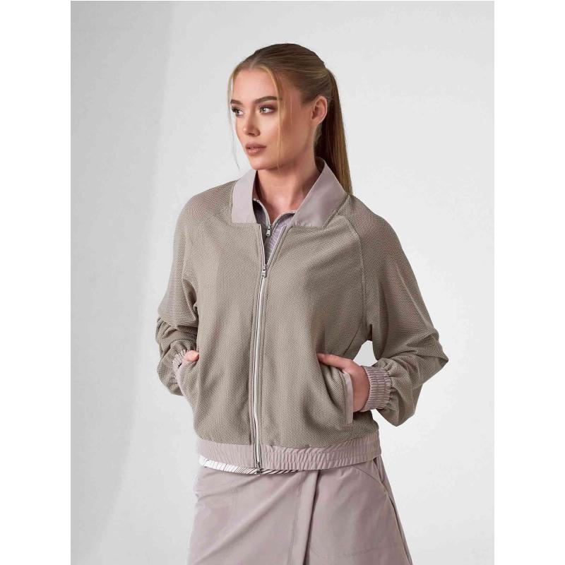 BAILA Mesh Athletic Jacket | Two-Way Zip Performance Bomber | First Position Collection